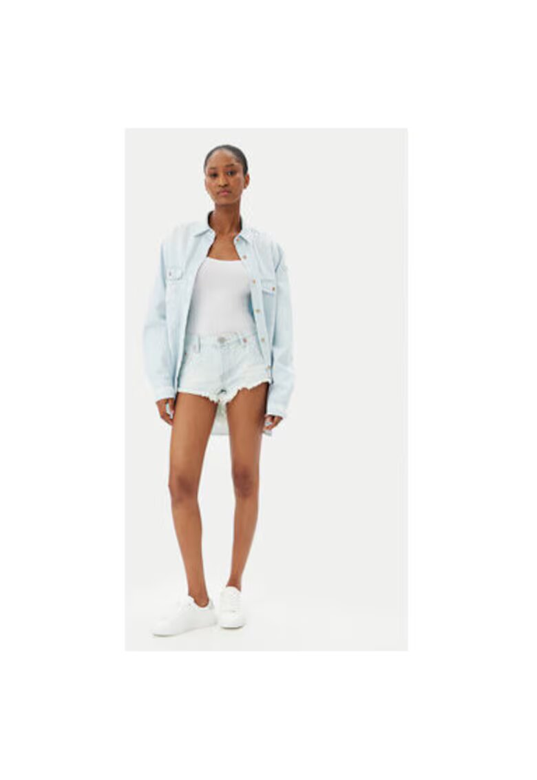 ONE TEASPOON Pantaloni scurti din denim dama 26867 - Bumbac - Albastru - Albastru