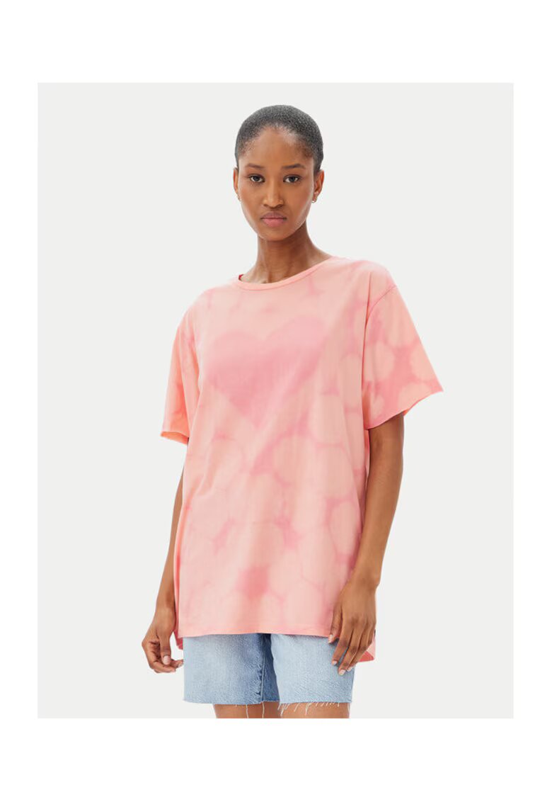 ONE TEASPOON Tricou dama model 26918 - material Bumbac - culoare Roz - Roz