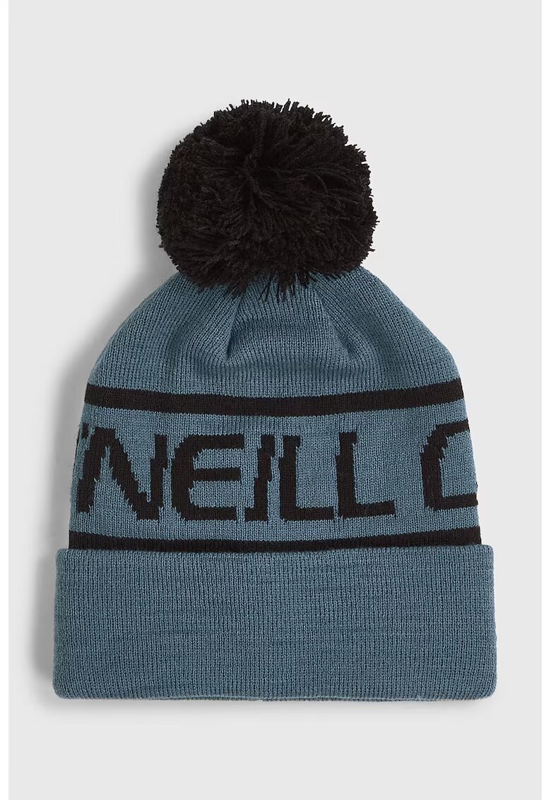 ONeill Caciula cu ciucure si logo - Negru/Albastru prafuit