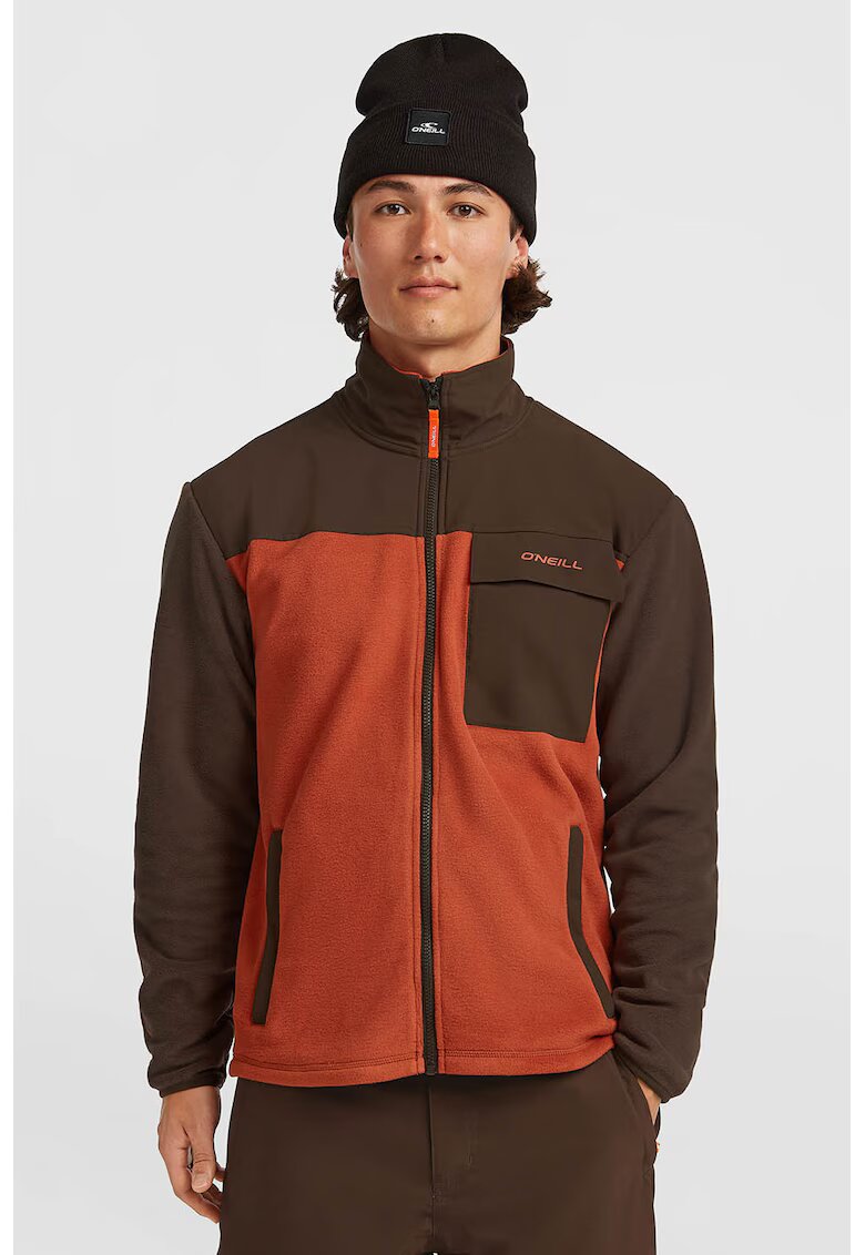 ONeill Jacheta din fleece - pentru schi Polartec Hyper - Maro/Portocaliu stins