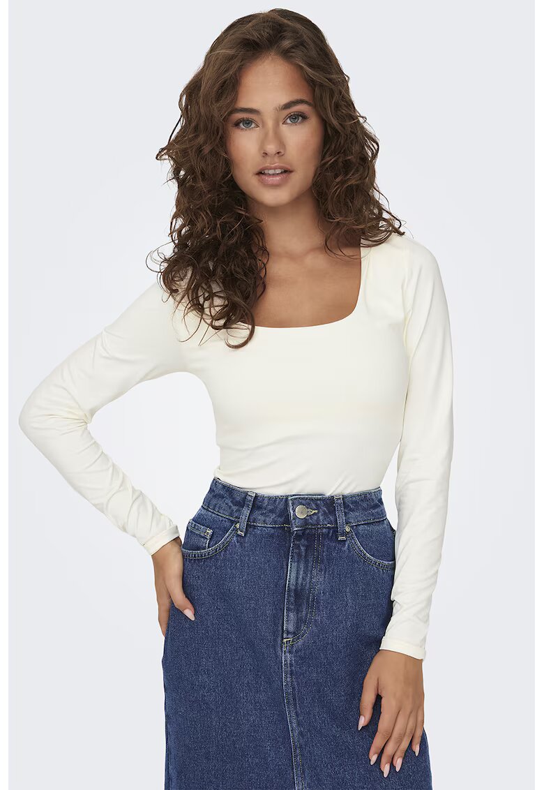 Only Bluza cambrata Ea - Crem