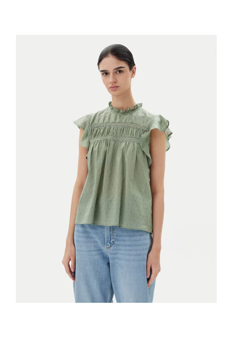 Only Bluza dama 15337637 - Bumbac - Verde - Verde