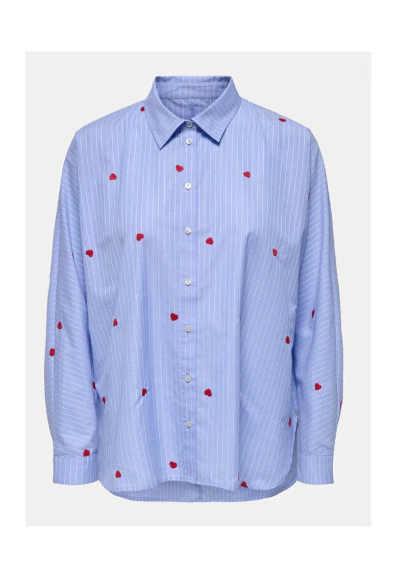 Only Bluza dama - Albastru - Bumbac - Albastru