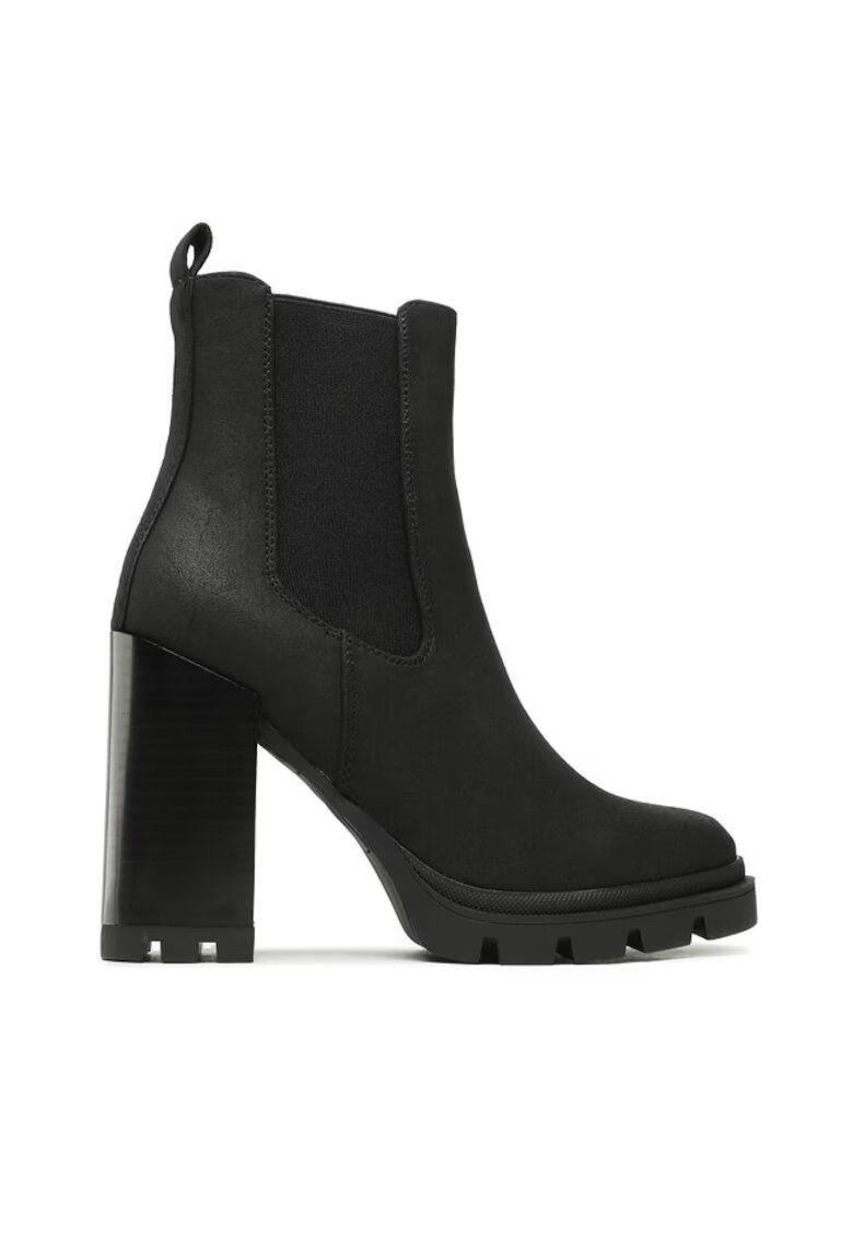 Only Botine dama - 30290692541 - Piele naturala/Piele nabuc - Negru