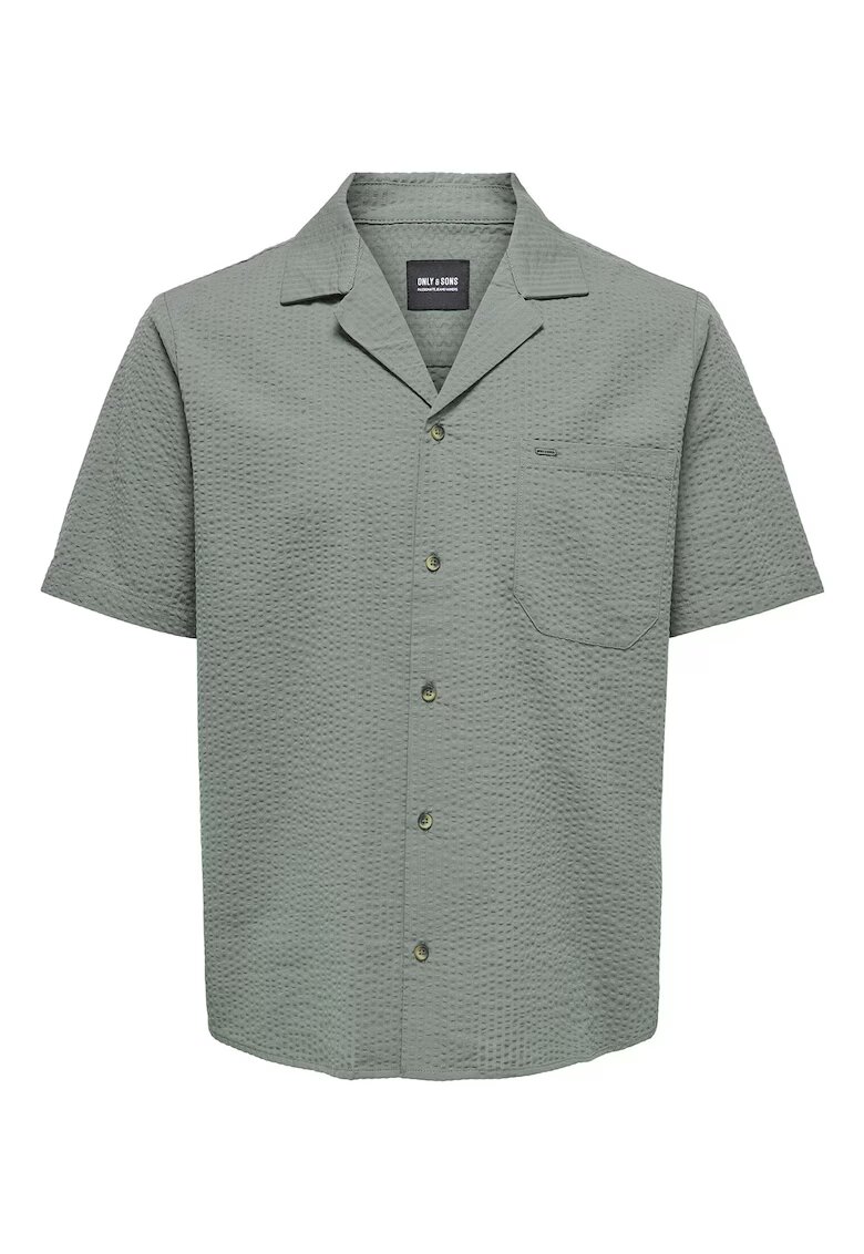 Only Camasa barbati Sons - 22030342 - Bumbac/Bumac reciclat - Verde - Verde