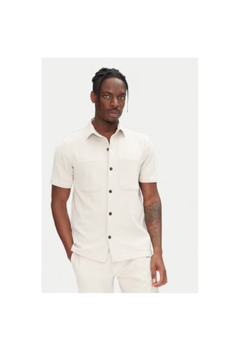 Only Camasa barbati Sons - 22033721 - Poliester/Viscoza - Bej - Bej