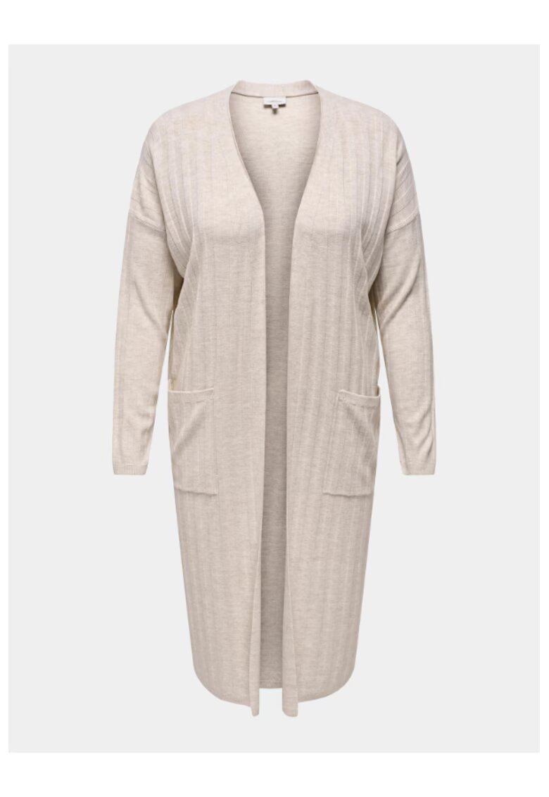 ONLY Carmakoma Cardigan dama - 303498542 - Acril - Bej