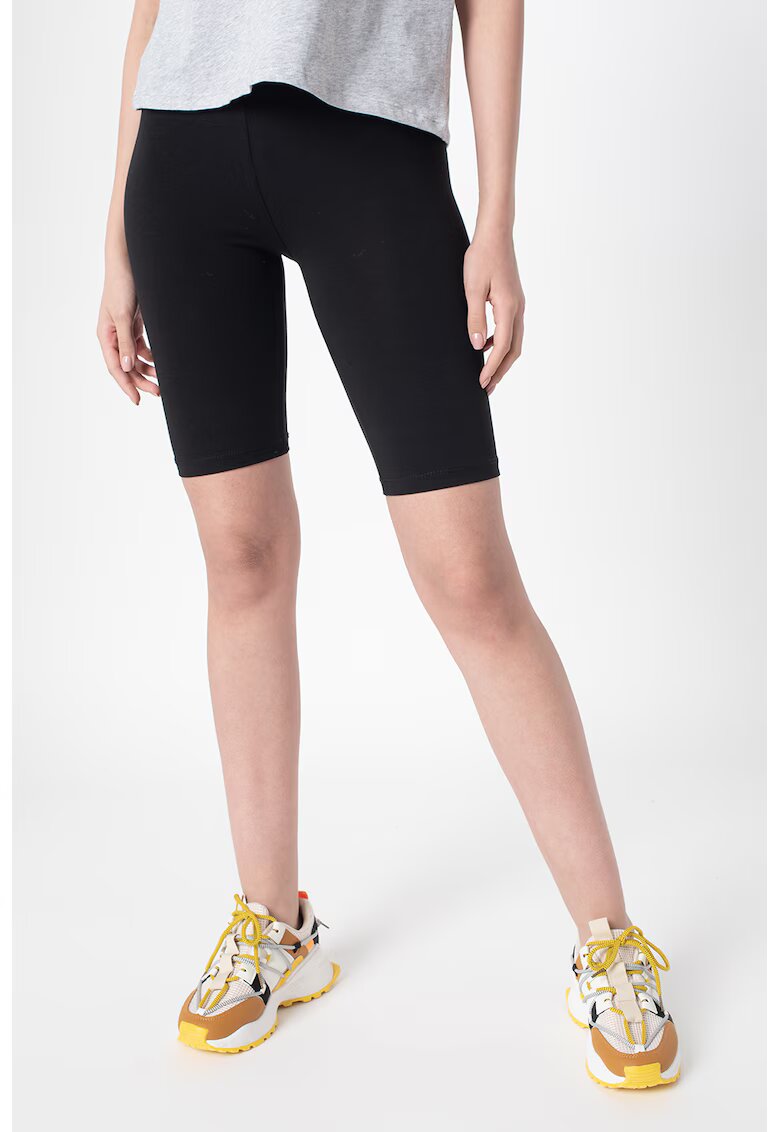 Only Colanti scurti de jerseu - Negru