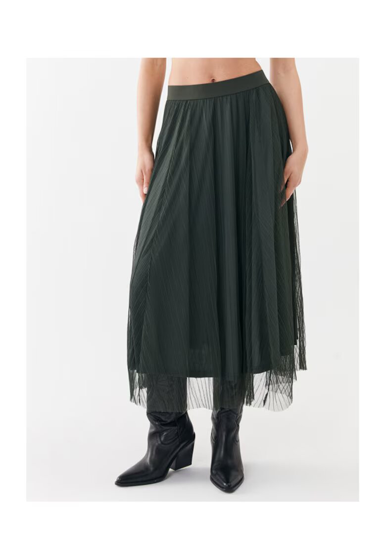 Only Fusta dama - 302983186 - Poliester - Verde - Verde