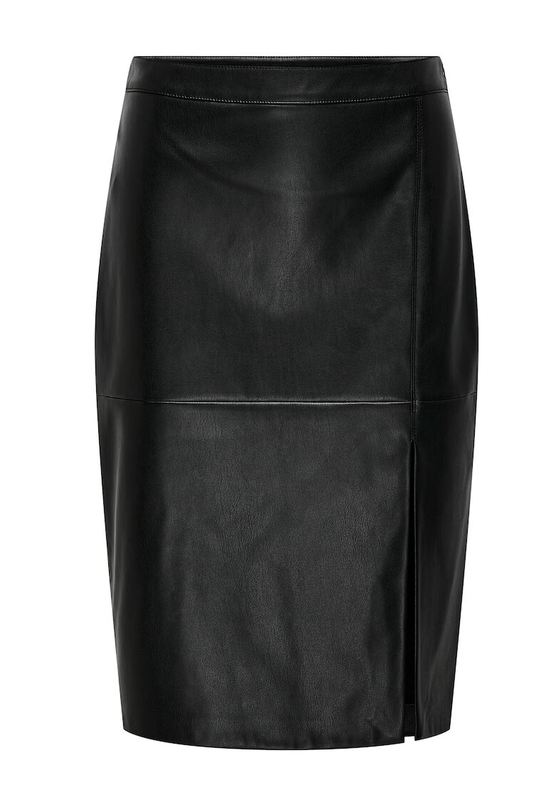 Only Fusta imitatie de piele - Negru