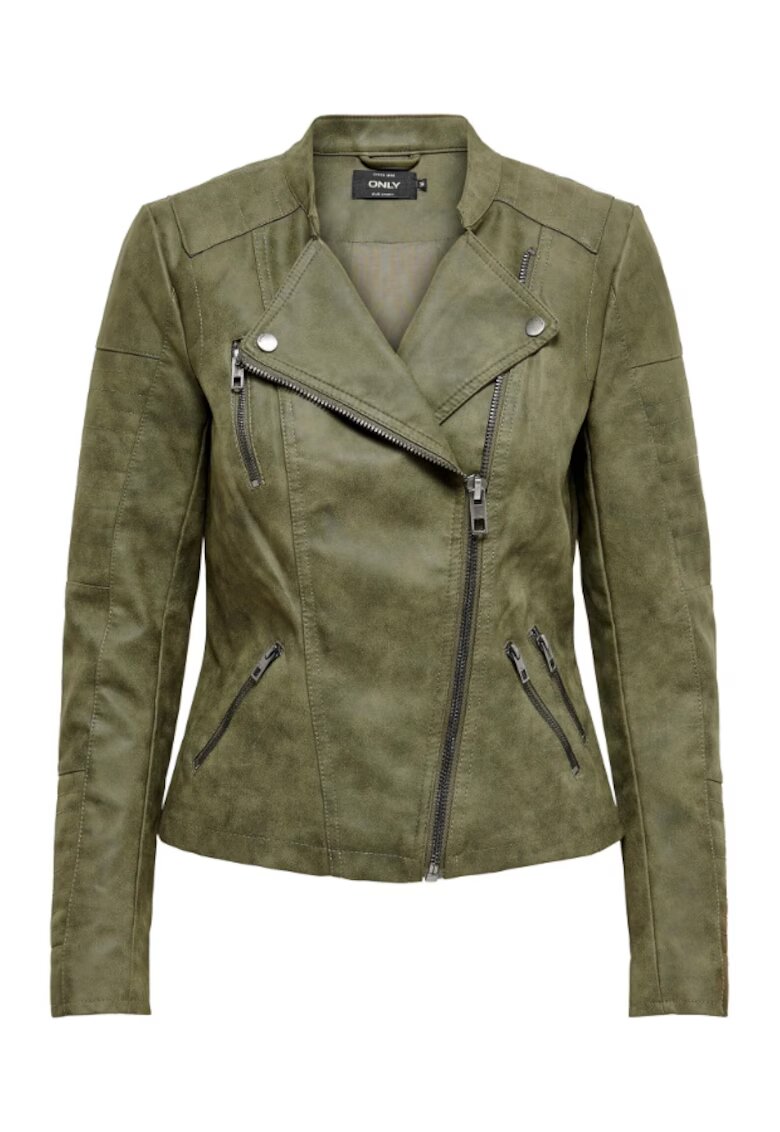 Only Geaca dama - 301826750 - Piele Ecologica - Verde