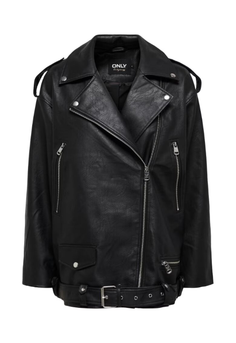 Only Geaca dama - 302619528 - Piele Ecologica - Negru