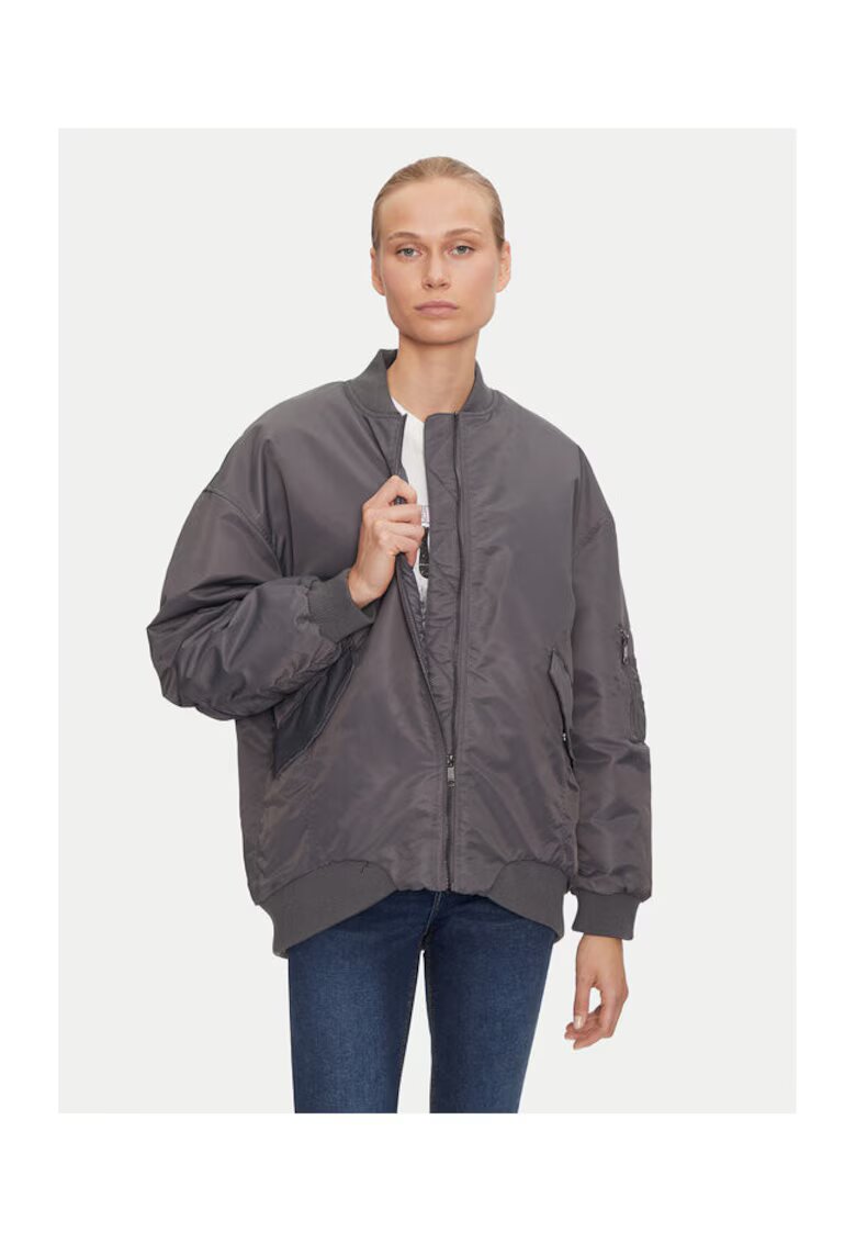 Only Geaca dama - 304499548 - Nylon - Gri - Gri