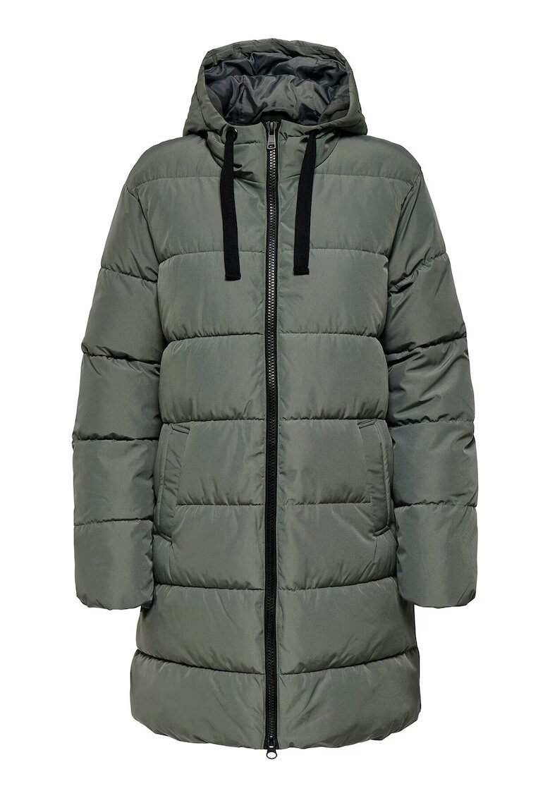 Only Geaca de iarna dama gri - material calduros
