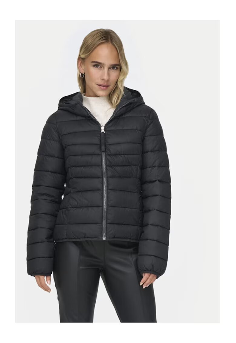 Only Geaca din puf Tahoe 15322040 Negru Regular Fit - Poliamida