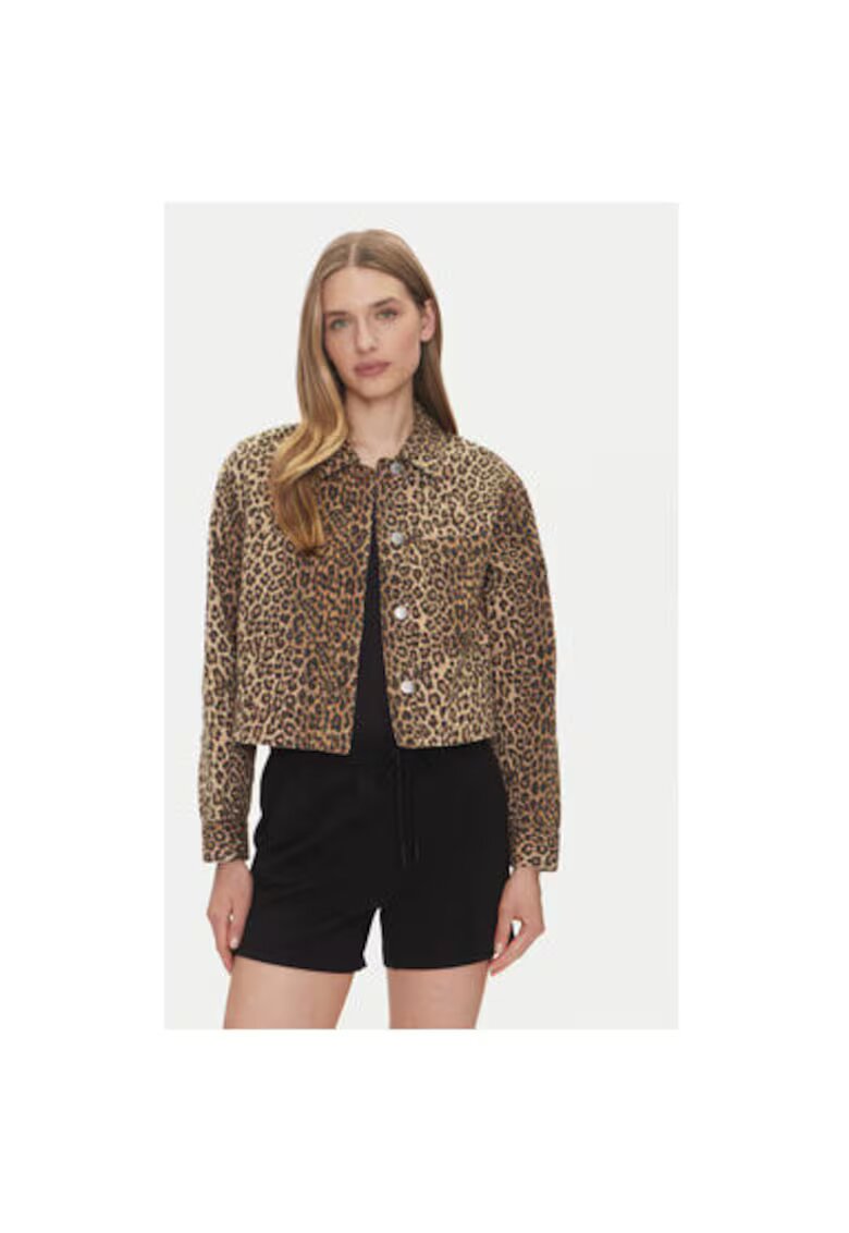 Only Jacheta de blugi dama 15347129 - Bumbac - Maro - Maro