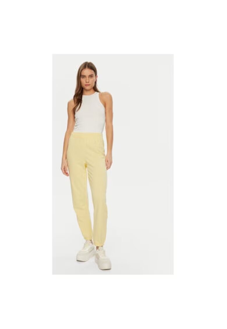 Only Pantaloni dama - 304784033 - Bumbac/Poliester - Galben - Galben