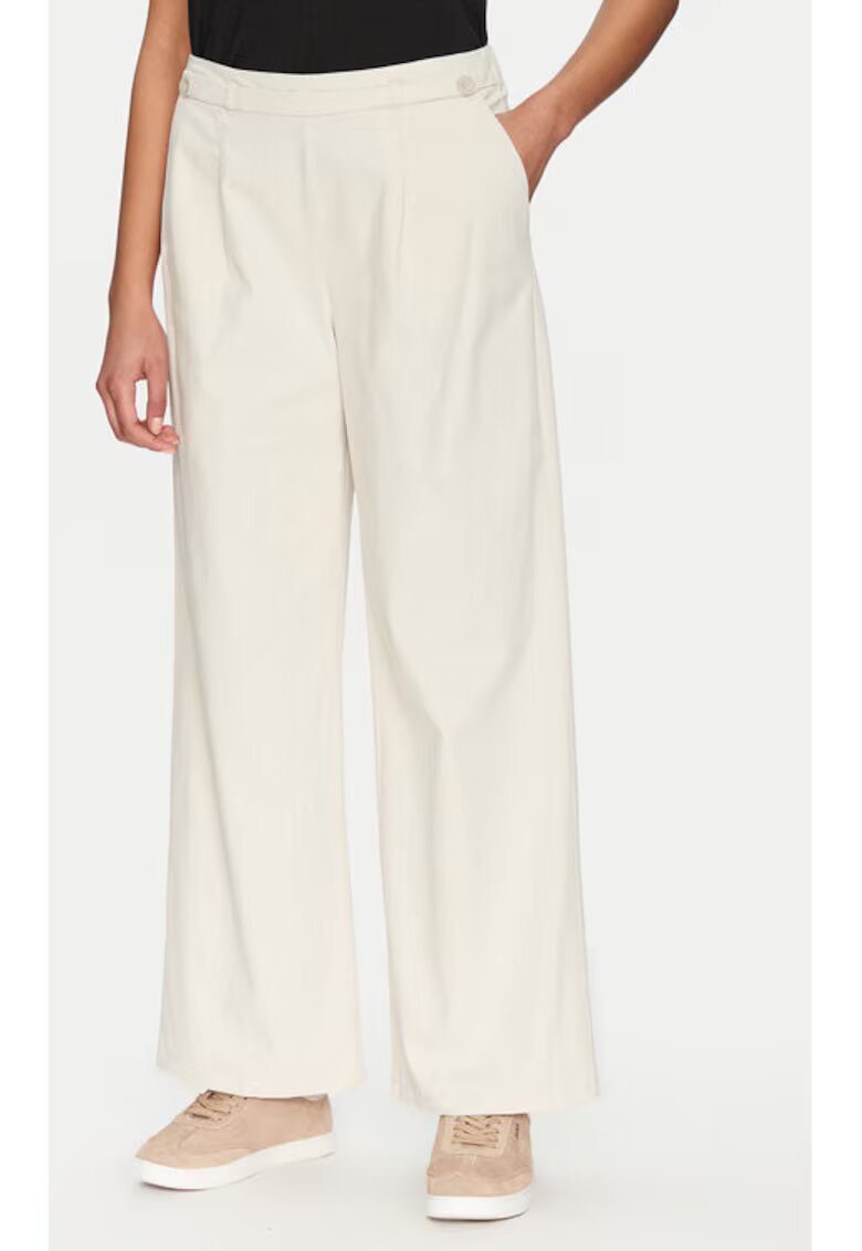 Only Pantaloni dama - 304784682 - Bumbac - Bej