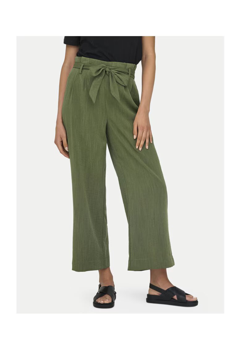 Only Pantaloni dama - 304790980 - Viscoza/Poliester - Verde - Verde