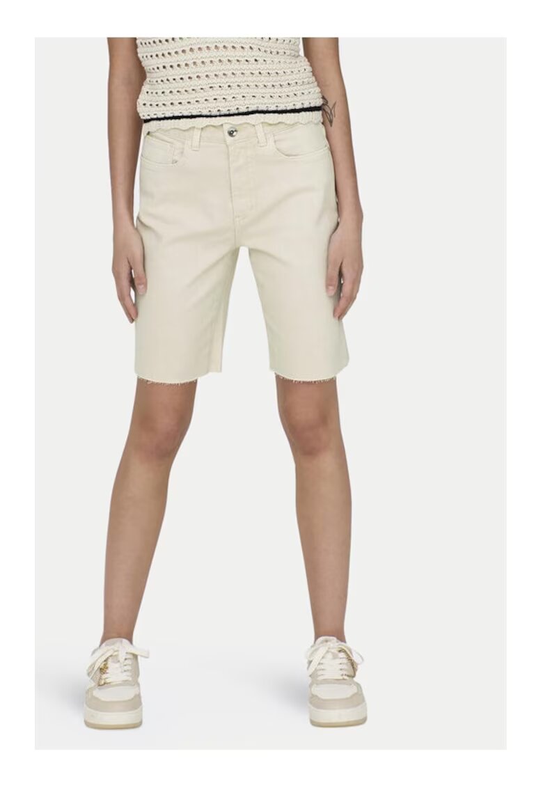 Only Pantaloni dama - 55567 - Bumbac - Ecru