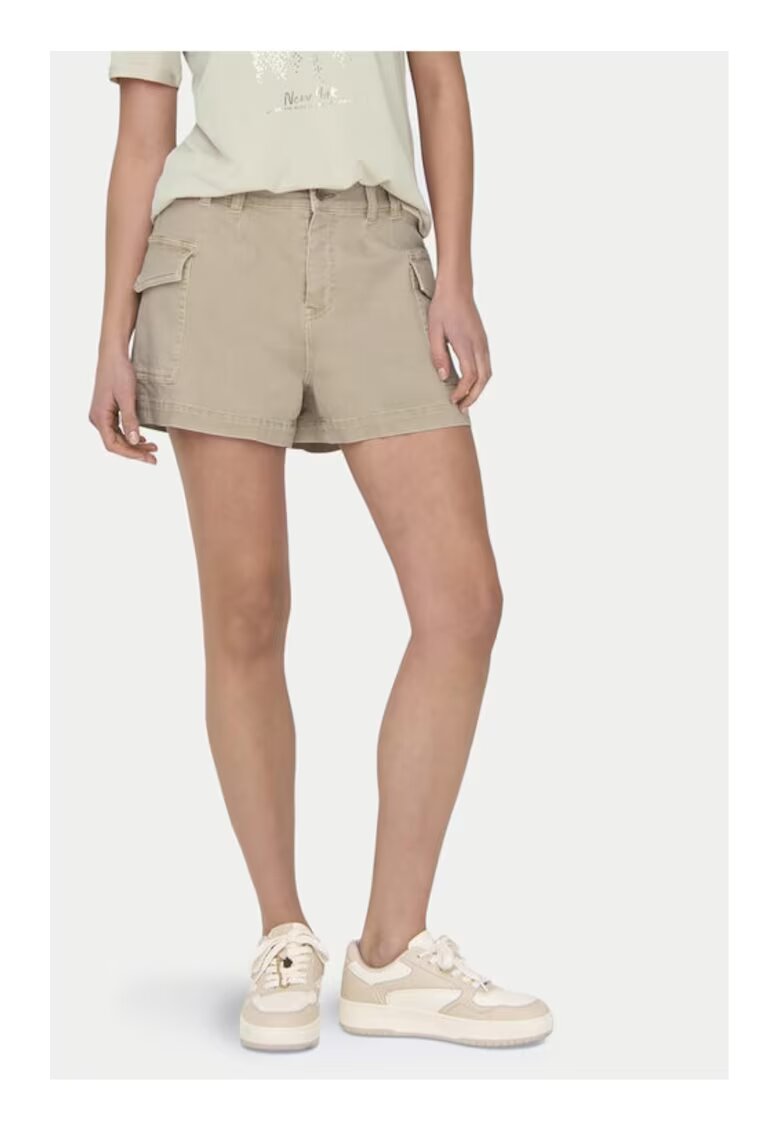 Only Pantaloni dama - 55727 - Bumbac - Bej