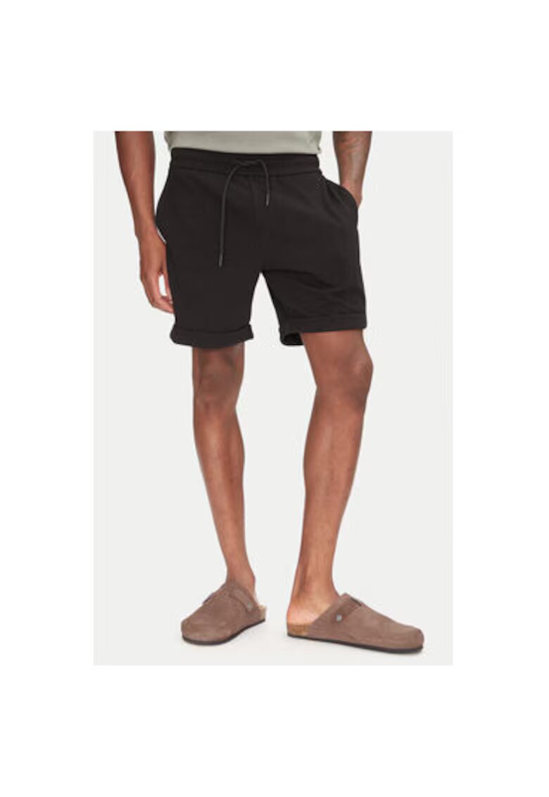 Only Pantaloni scurti barbati Sons - 22033722 - Poliester/Viscoza - 2XL INTL - Negru