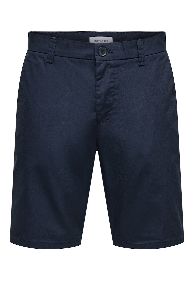 Only Pantaloni scurti barbati Sons - 22034682 - Bumbac/Poliester - Bleumarin - Bleumarin