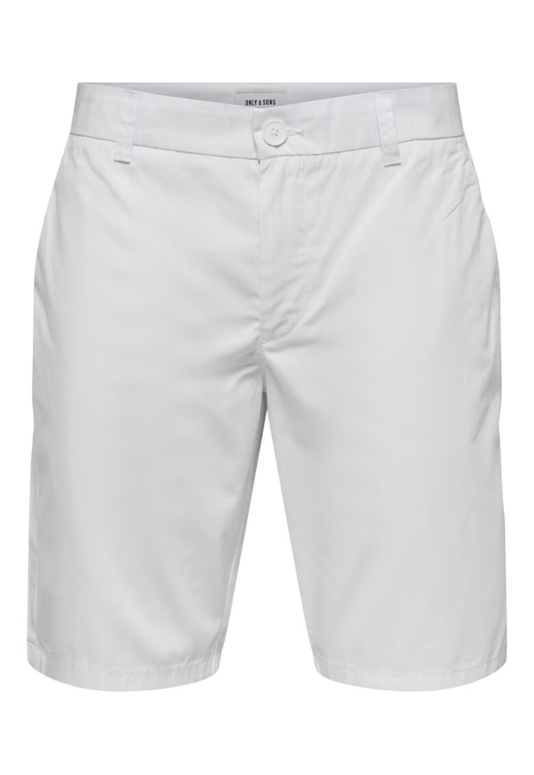 Only Pantaloni scurti barbati Sons - 22034682 - Bumbac/Poliester - Ecru - Ecru