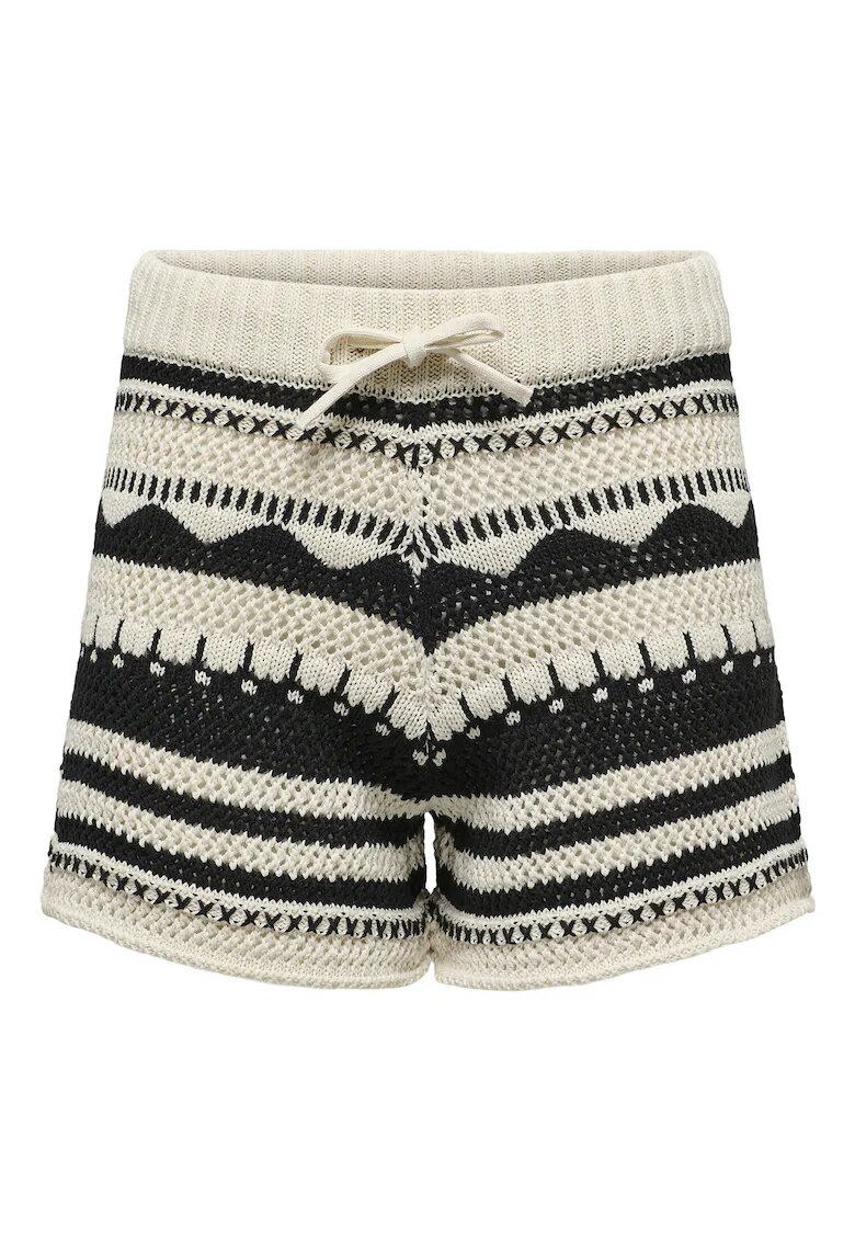 Only Pantaloni scurti dama 15344405 - Poliester/Bumbac - Negru - Negru