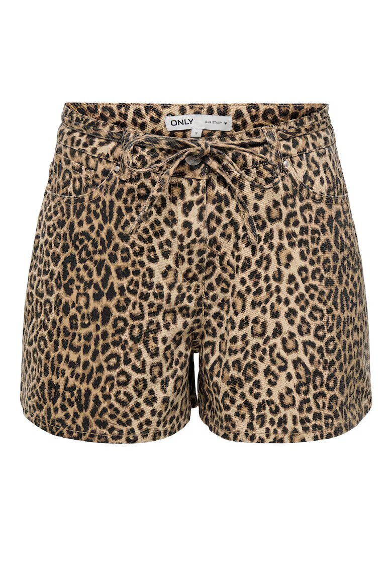 Only Pantaloni scurti dama 15347131 - Bumbac - Maro - Maro