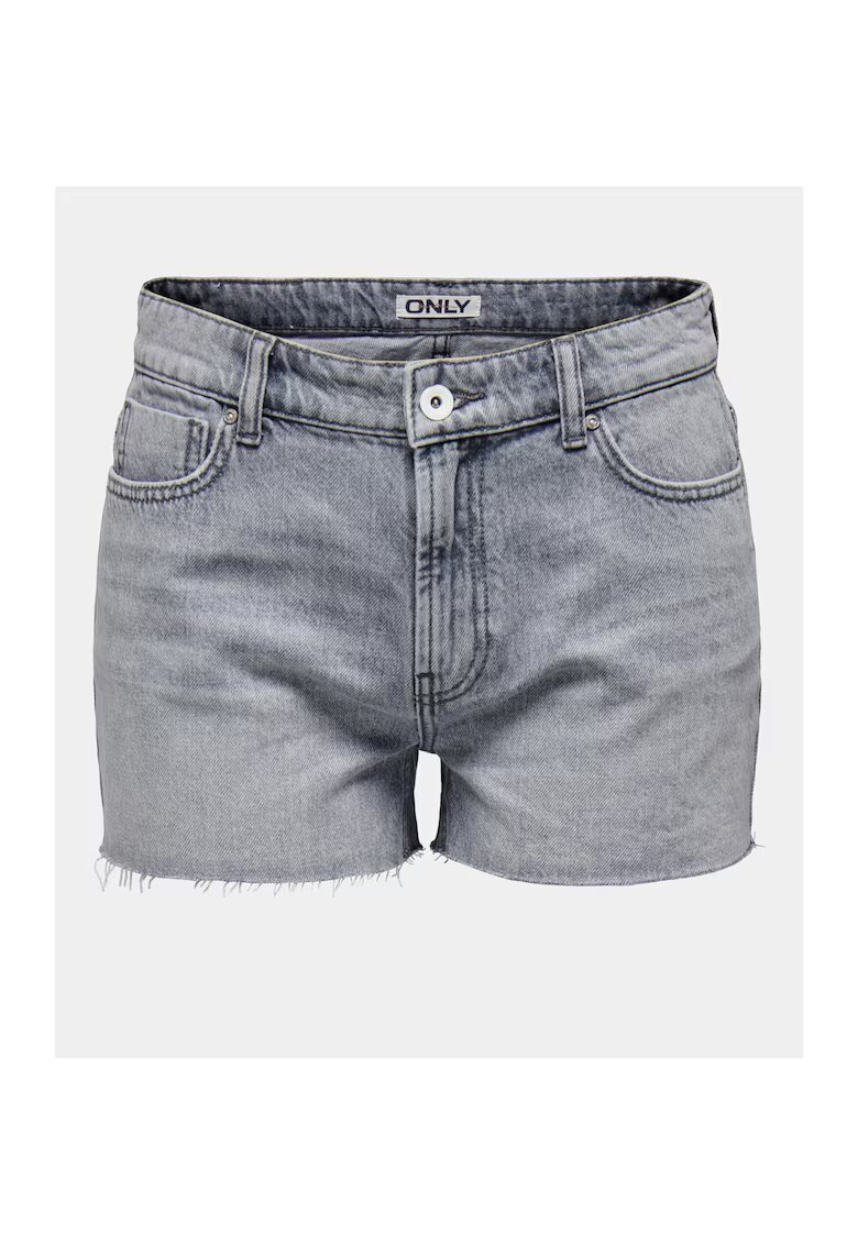 Only Pantaloni scurti dama - 303602840 - Gri - Bumbac