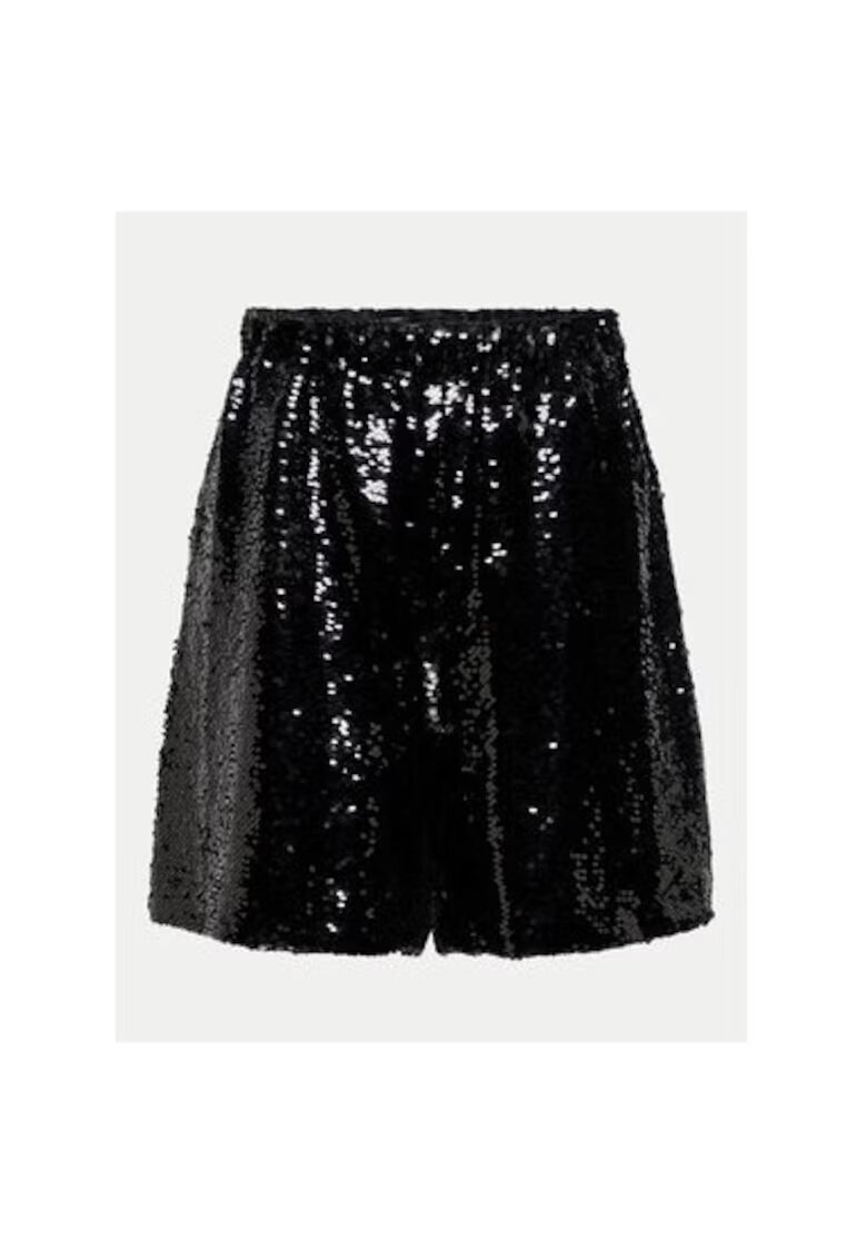 Only Pantaloni scurti dama - 304494291 - Poliester - Negru - Negru