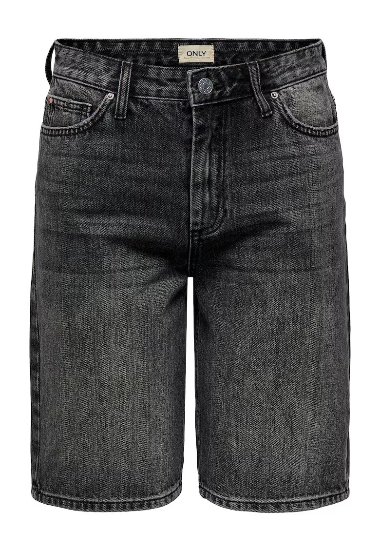 Only Pantaloni scurti din denim dama 15256709 - Bumbac - Gri - Gri