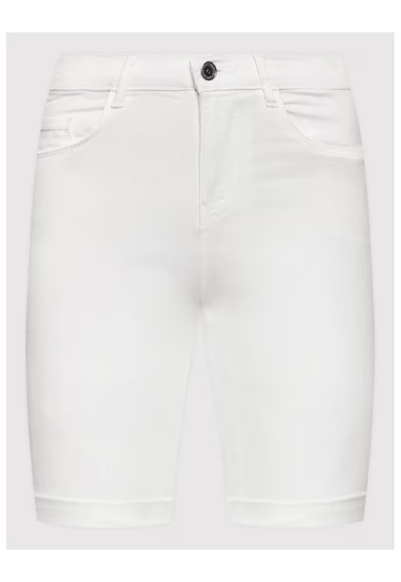 Only Pantaloni scurti din denim dama - 209903157 - Viscoza - Alb