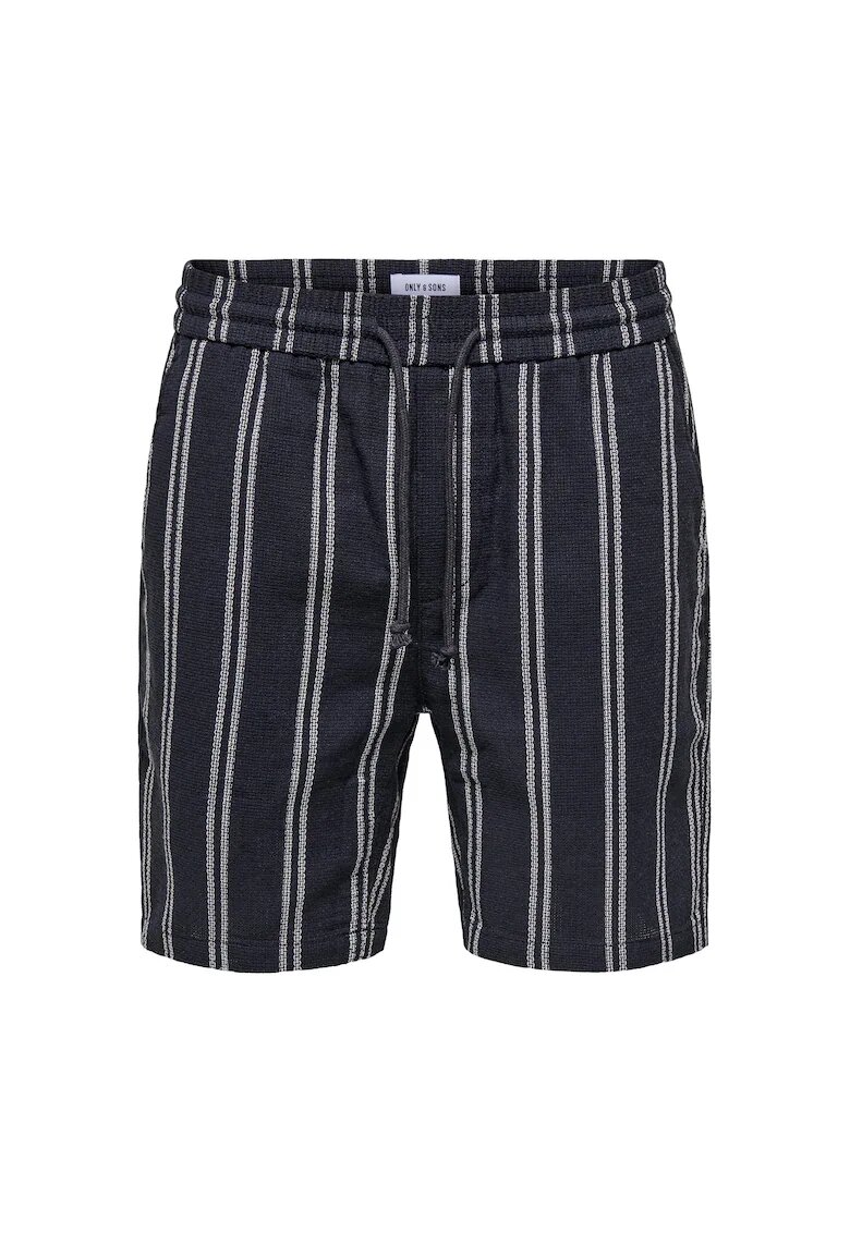 Only Pantaloni scurti sport barbati Sons - 22026950 - Poliester reciclat/Bumbac - Bleumarin - Bleumarin