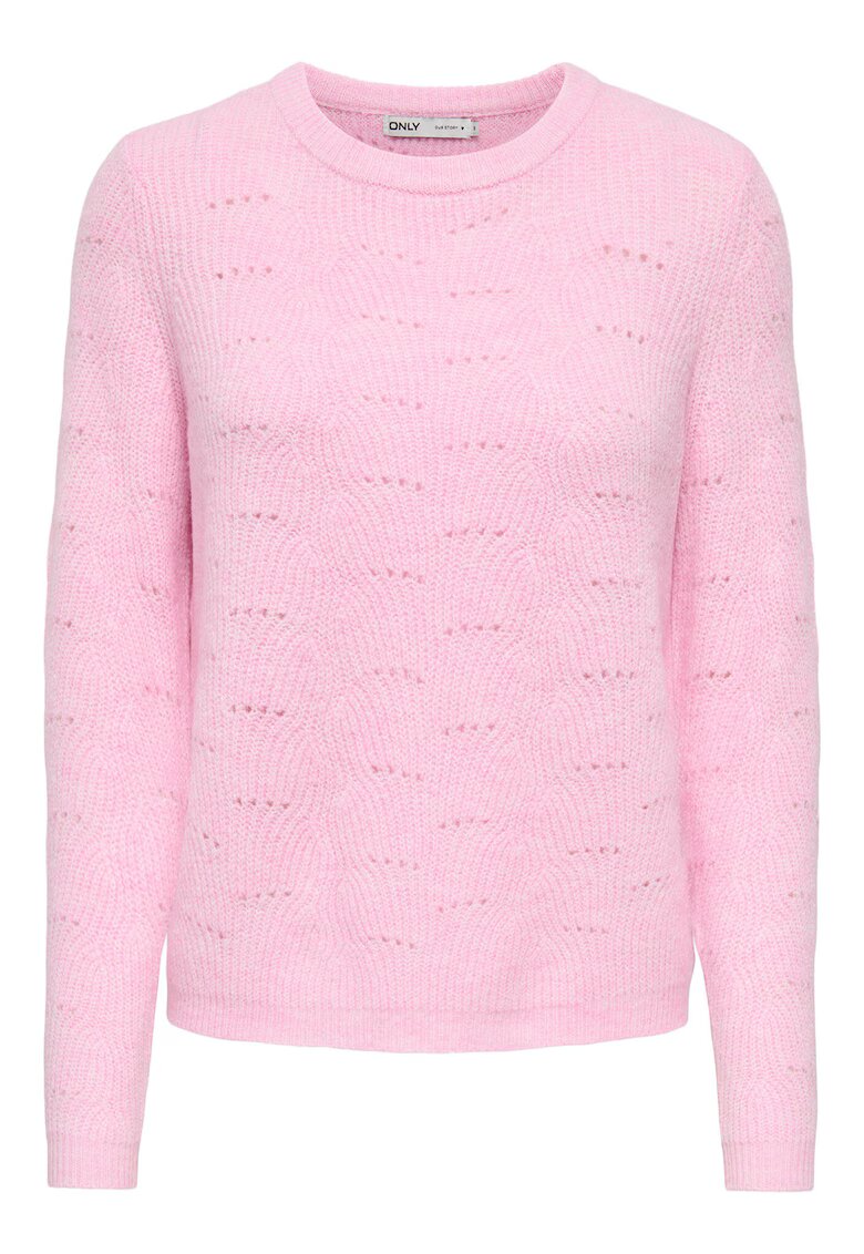 Only Pulover Dama - Roz - 82% poliester - 15% acril - 3% elastan -