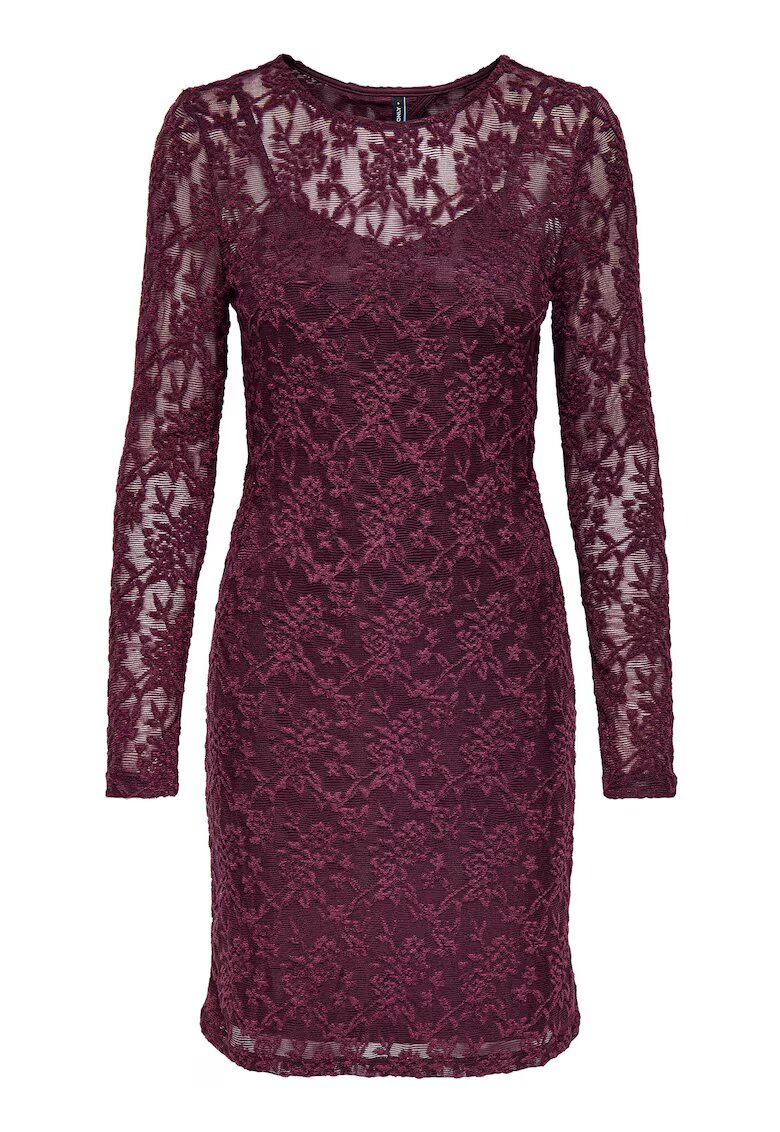 Only Rochie cocktail Dama - Mov - 100% poliester -