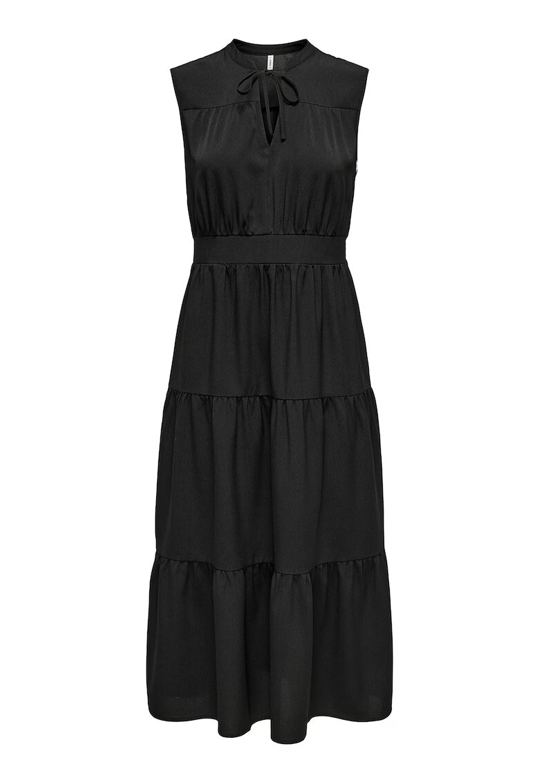 Only Rochie cu pussy-bow - Negru