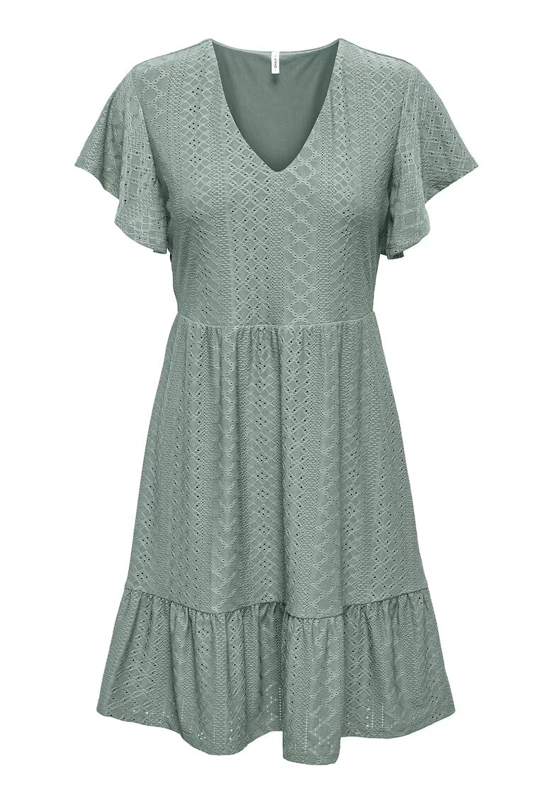 Only Rochie dama 15289687 - Poliester reciclat/Poliester - Verde - Verde