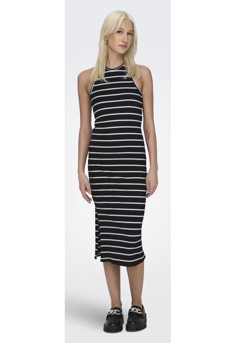 Only Rochie dama lunga 7571 - Casual - Bumbac - Negru
