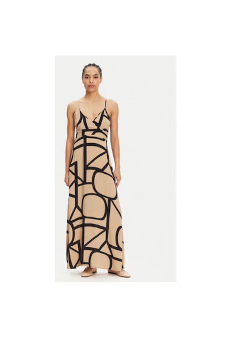Only Rochie de vara dama 15317840 - Viscoza - Bej - Bej