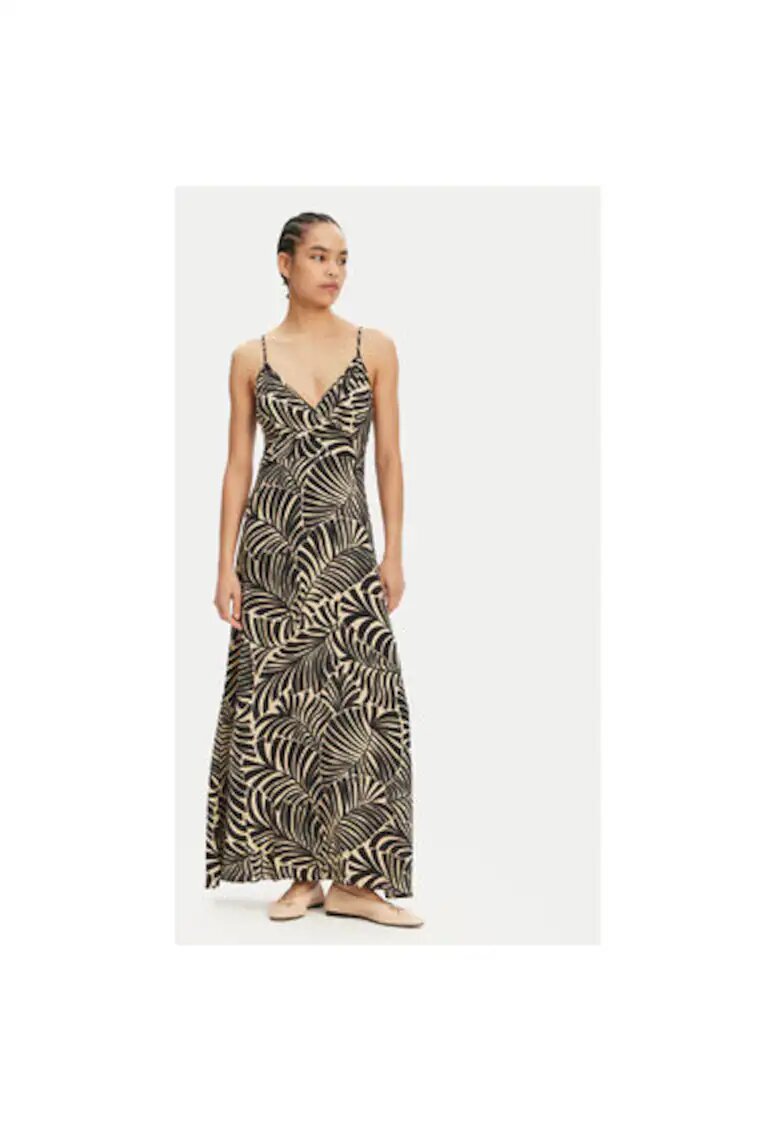 Only Rochie de vara dama 15317840 - Viscoza - Negru - Negru