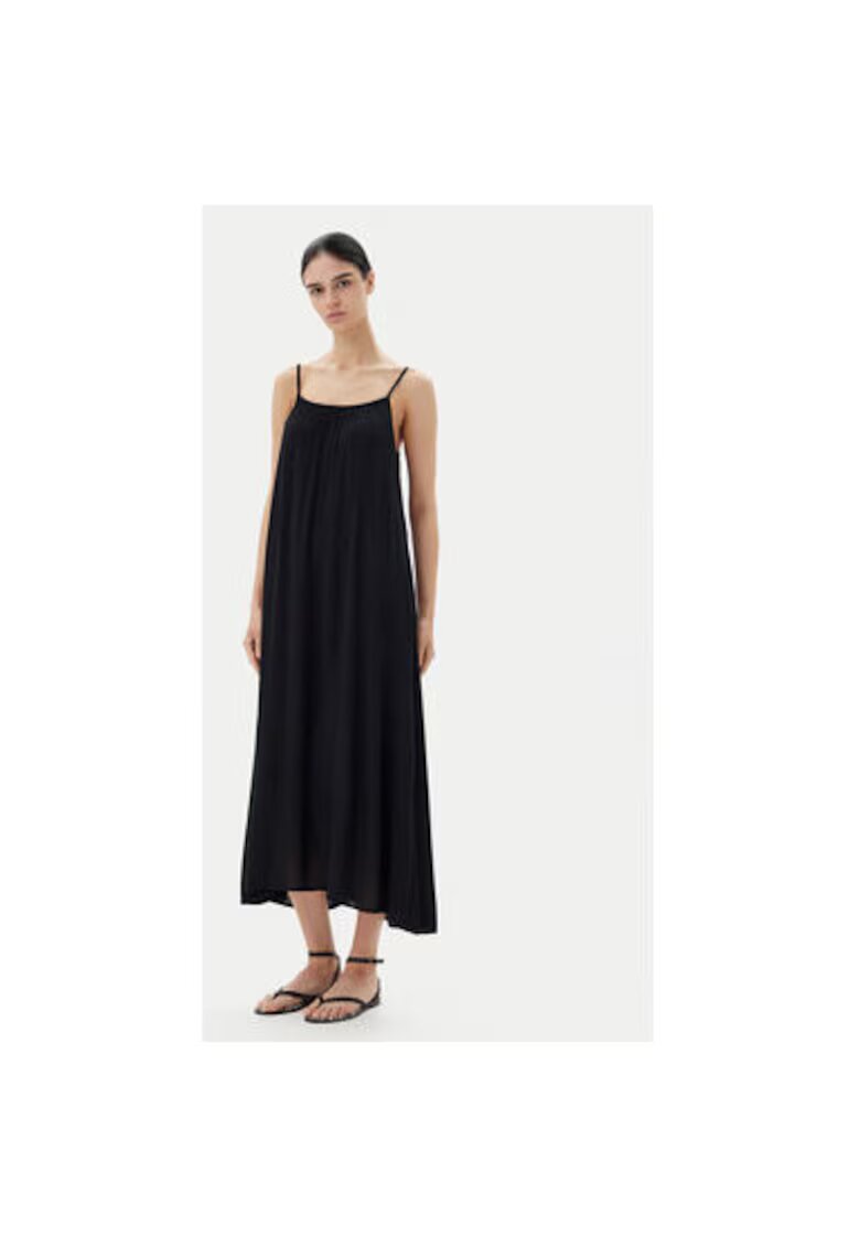 Only Rochie de vara dama 15344611 - Viscoza - Negru - Negru