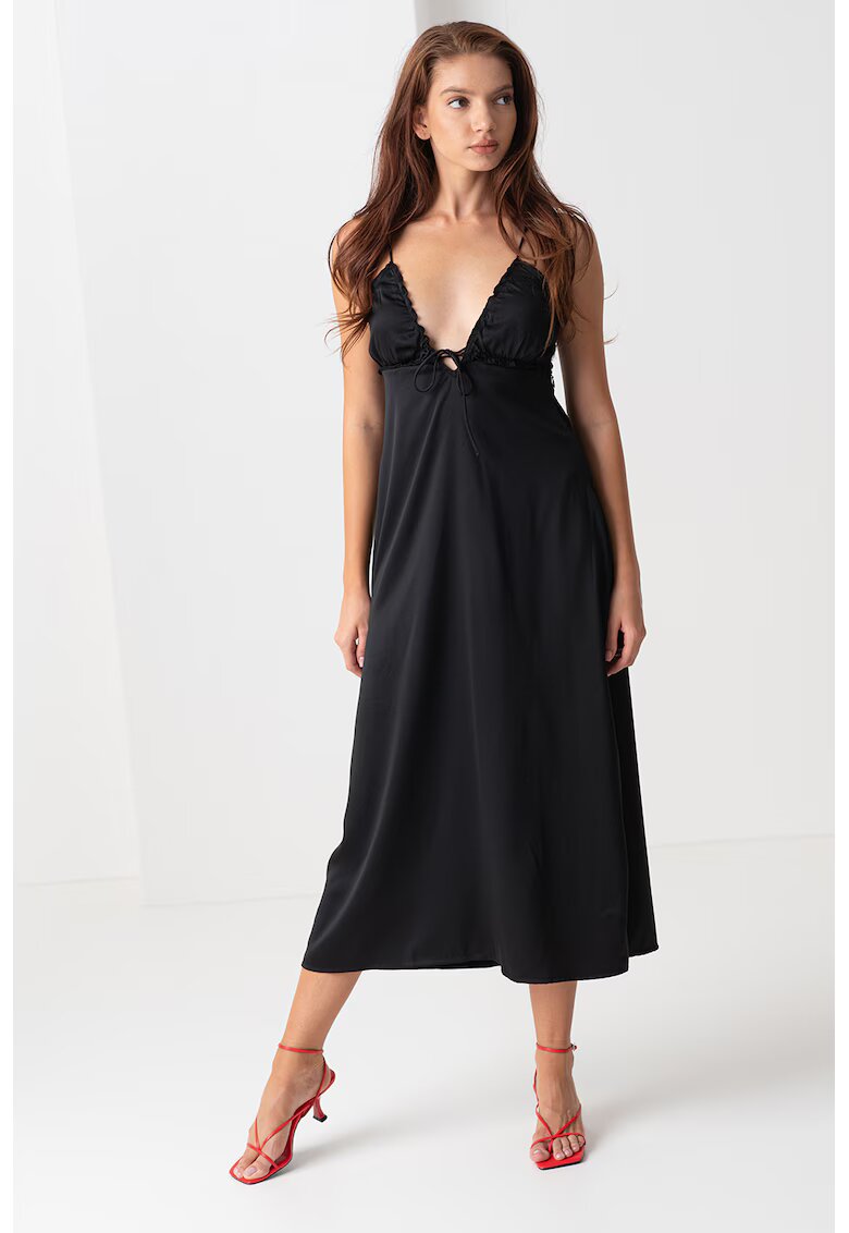 Only Rochie midi cu decupaj pe partea din spate