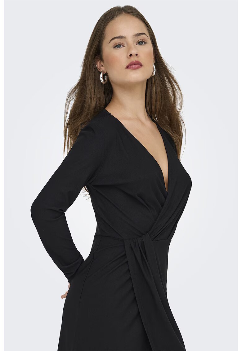 Only Rochie mini cu model petrecut - Negru