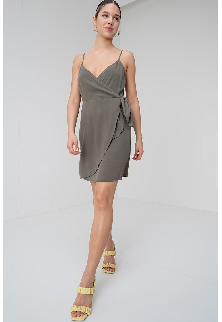 Only Rochie petrecuta mini Alma - Kaki pal