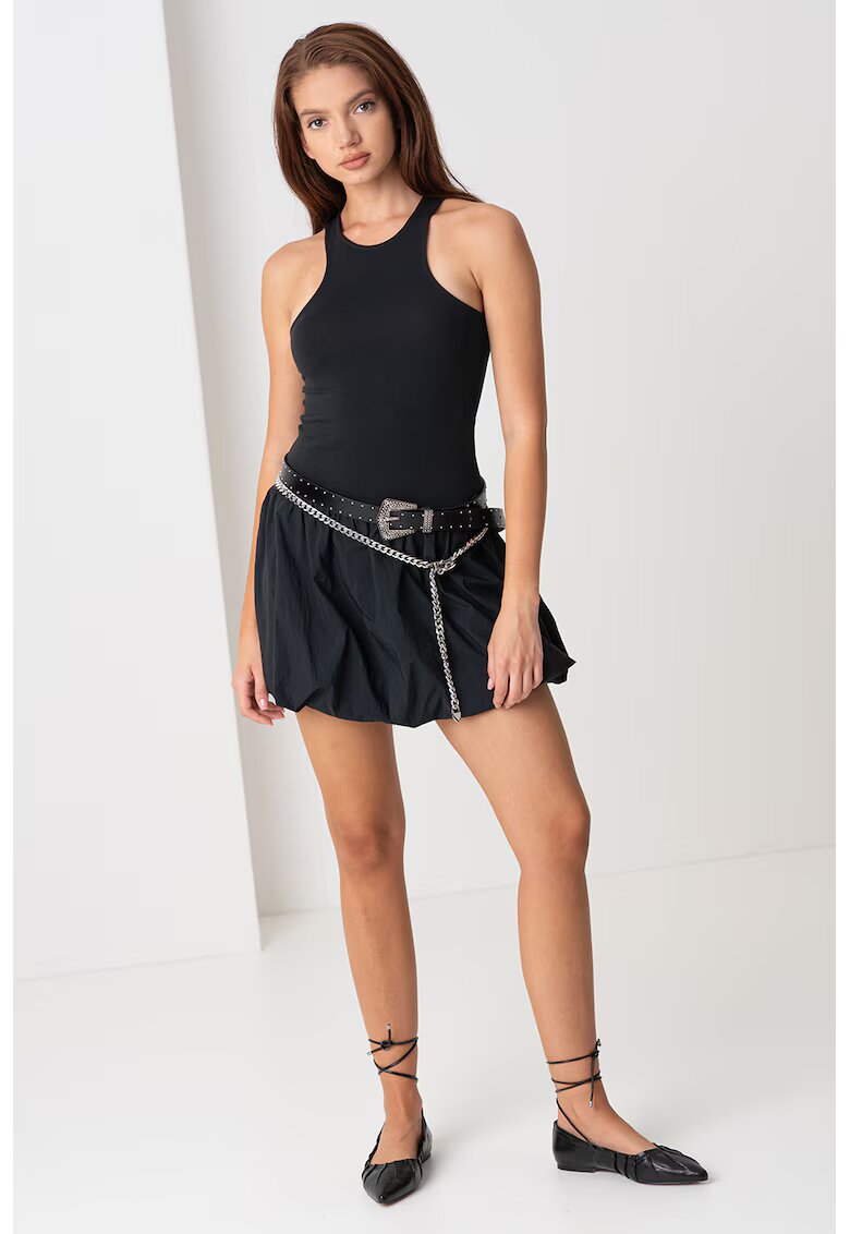 Only Rochie scurta din amestec de bumbac