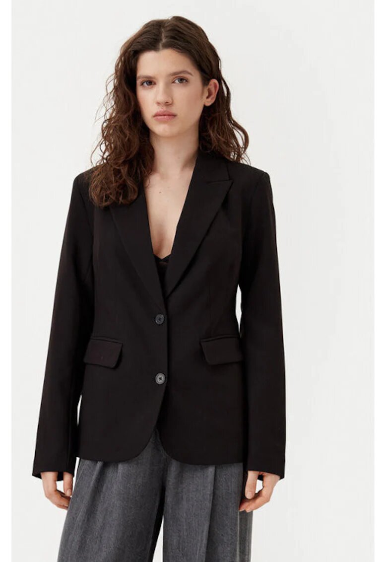 Only Sacou dama - 304784613 - Poliester reciclat/Poliester - Negru - Negru