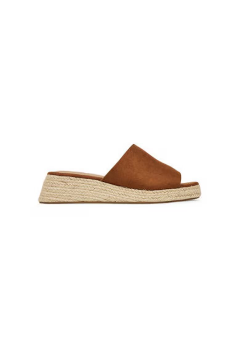 ONLY Shoes Espadrile dama 15341286 - Piele naturala - Maro