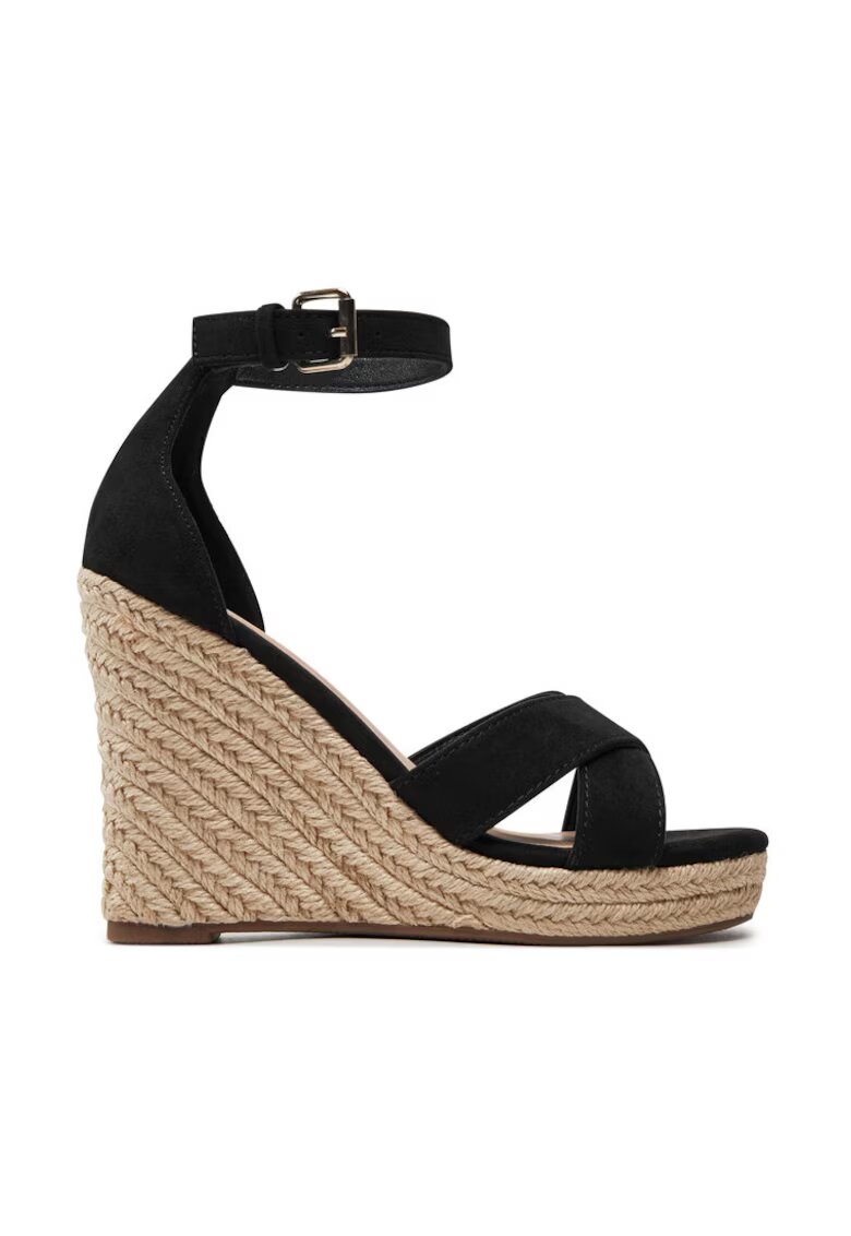 ONLY Shoes Espadrile dama - 304009 - Piele ecologica - Negru - Negru